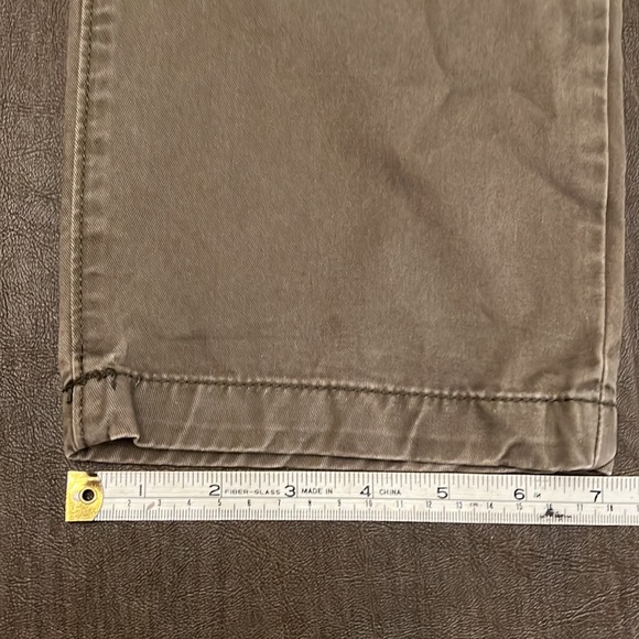 Gap Lived in Slim men’s Olive green 5 PKT Pant - Picture 7 of 8